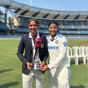 The landmark victory stood as a significant milestone for India, as Harmanpreet Kaur secured her place in history as the first captain to guide the Indian women's team to triumph at Wankhede Stadium in test cricket. Mandhana conveyed contentment with the team's showing, dispelling any notion of batting challenges on the Wankhede pitch.