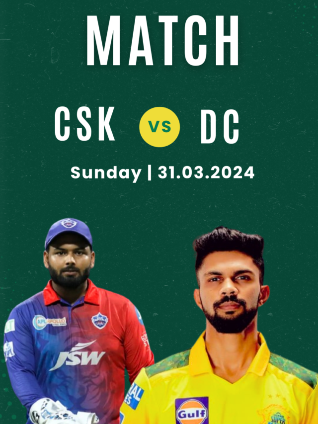 Delhi Capitals vs Chennai Super Kings, IPL 13th Match